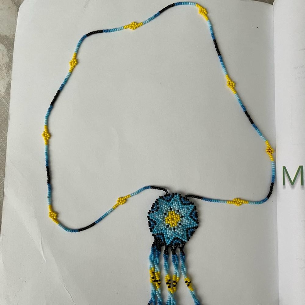Handmade huichol Shakira necklace